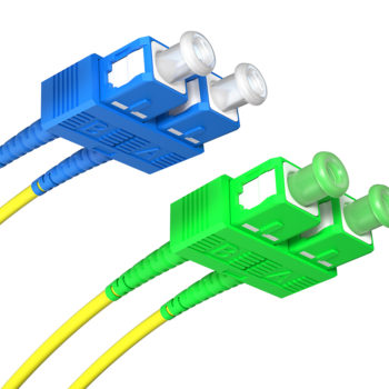 Fiber SC/APC-SC/UPC SM Duplex indoor patch cord