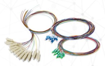 FIBER OPTIC 12 core (COLORED) PIGTAIL