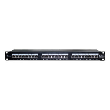 BlueStorm Patch Panel STP CAT5e 24port